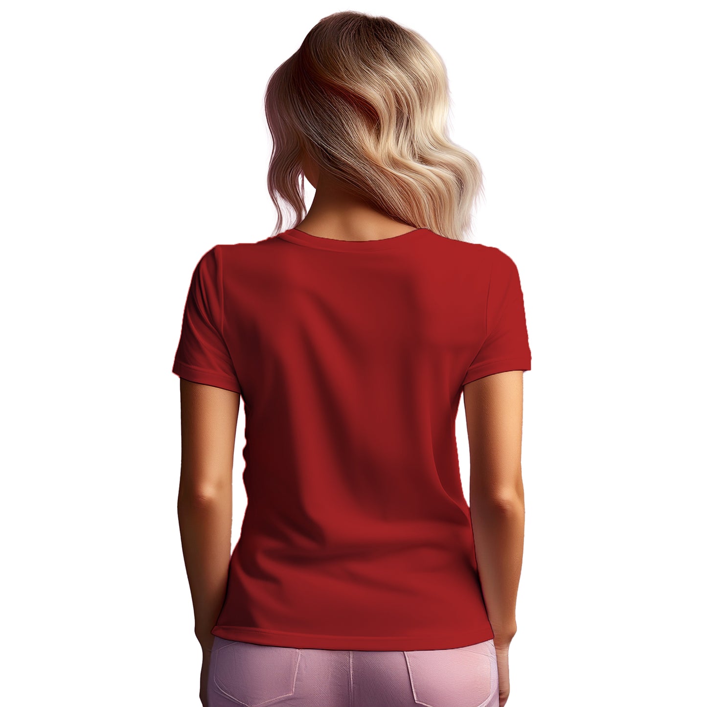 60 Number Women T-Shirt (Red)